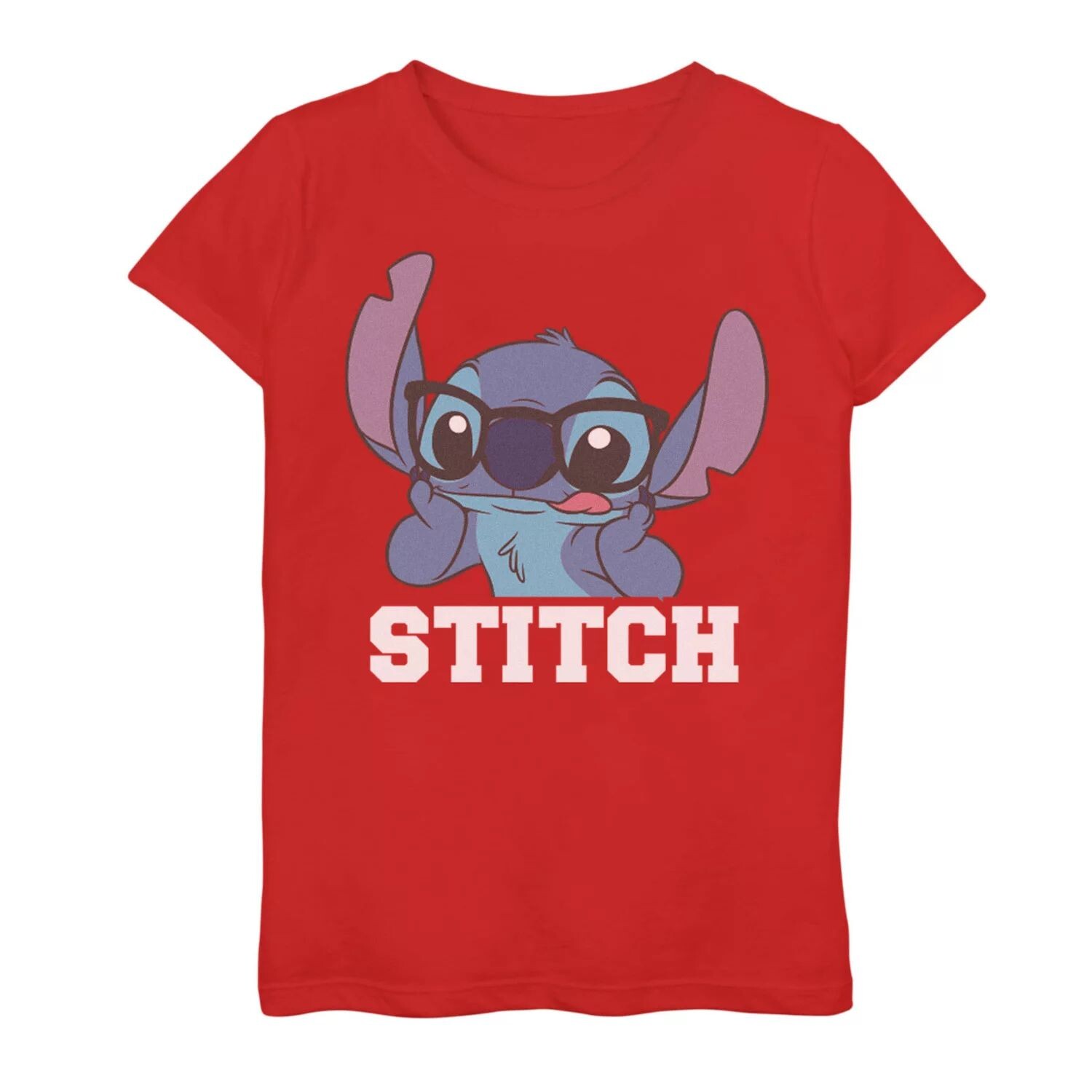 Футболка с изображением портрета Nerdy Stitch для девочек 7–16 лет Disney's Lilo & Stitch Licensed Character
Футболка с изображением портрета Nerdy Stitch для девочек 7–16 лет Disney's Lilo & Stitch Licensed Character