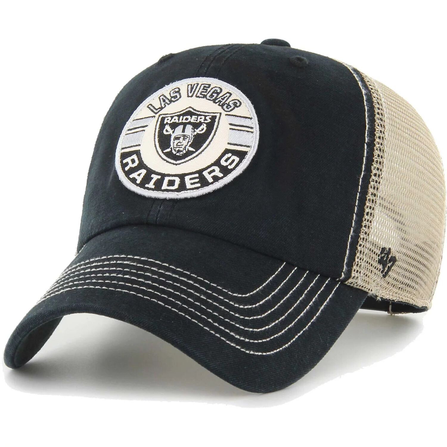Мужская регулируемая кепка черного/натурального цвета '47 Las Vegas Raiders Notch Trucker Clean Up
Мужская регулируемая кепка черного/натурального цвета '47 Las Vegas Raiders Notch Trucker Clean Up