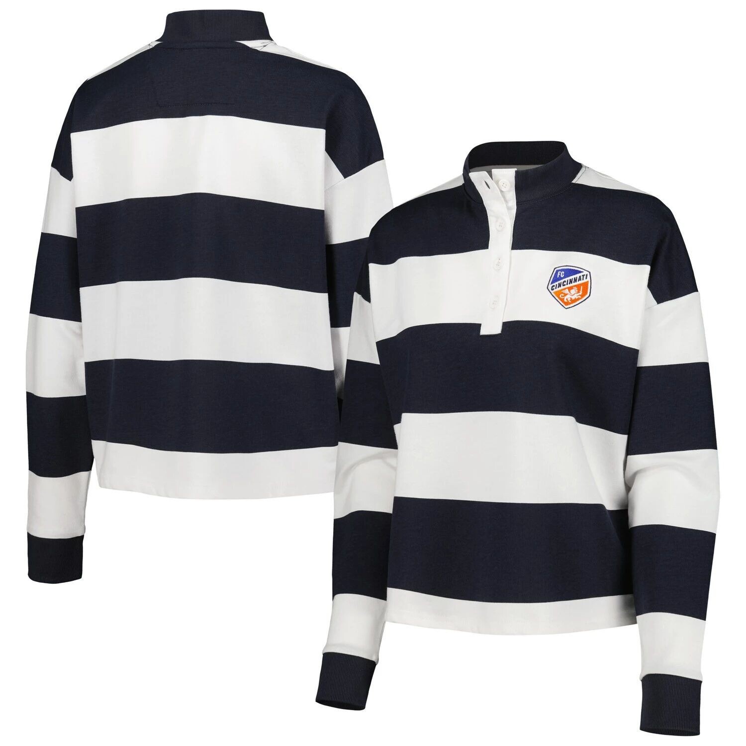 Женская футболка Antigua White FC Cincinnati Radical Rugby Stripe с длинным рукавом Antigua
Женская футболка Antigua White FC Cincinnati Radical Rugby Stripe с длинным рукавом Antigua