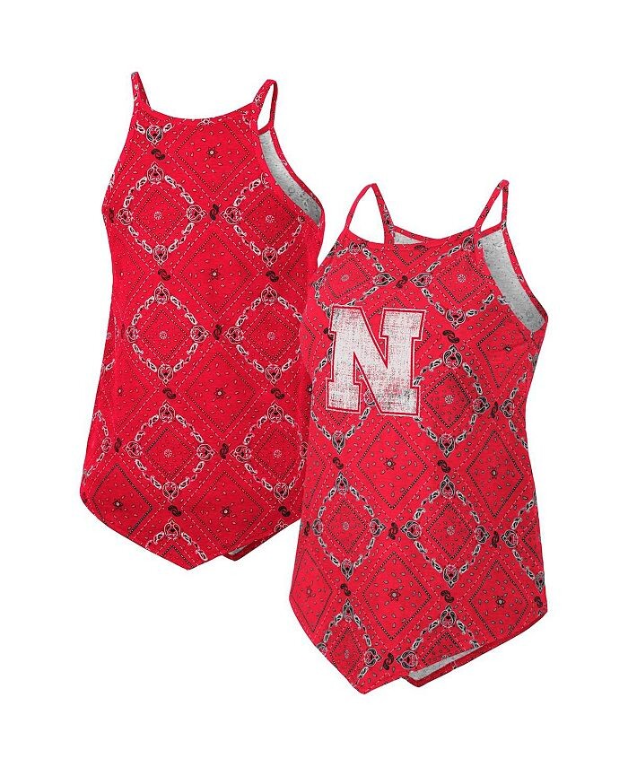 Женская бандана-майка Nebraska Huskers из коллаборации с Wrangler Scarlet Colosseum, красный
Женская бандана-майка Nebraska Huskers из коллаборации с Wrangler Scarlet Colosseum, красный