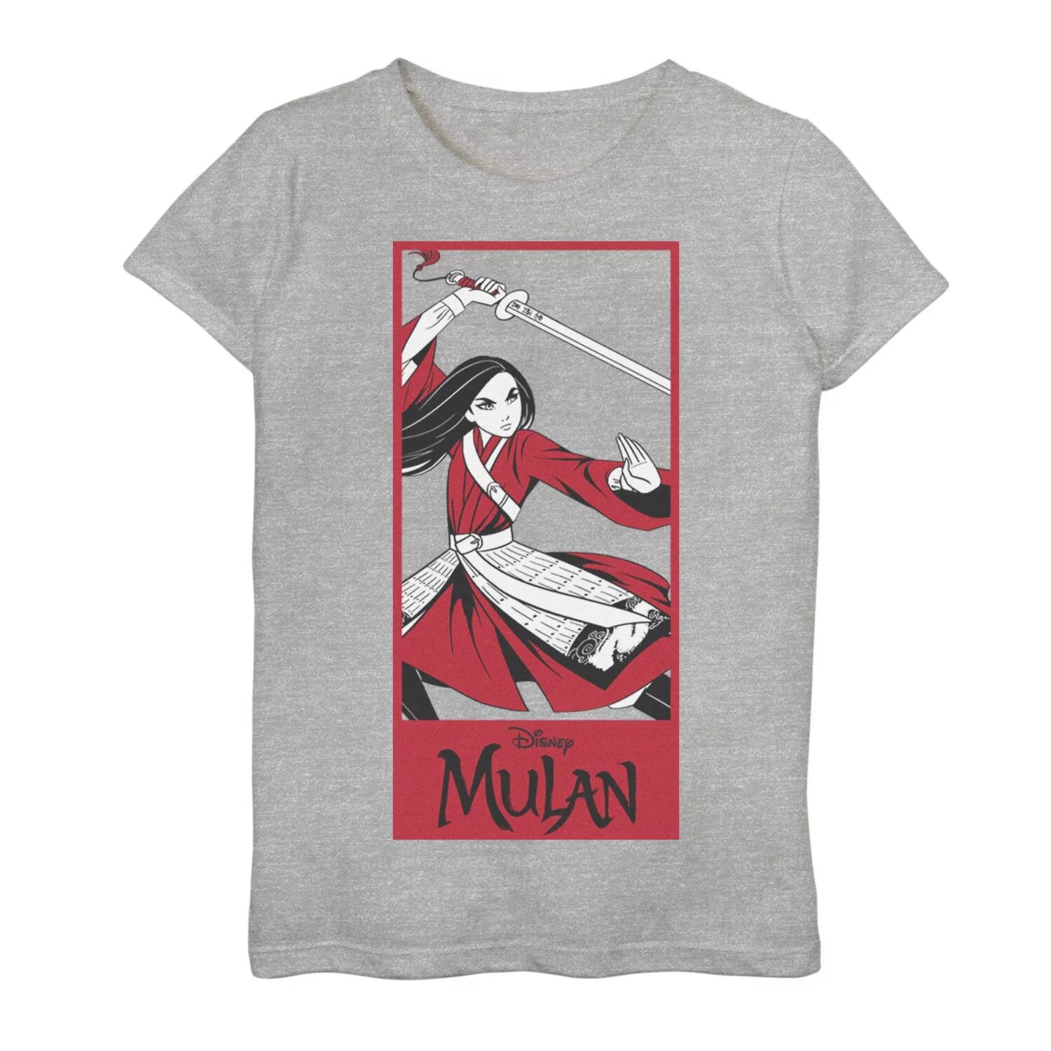Футболка с графическим изображением Disney's Mulan Girls 7–16 Live Action Mulan Action Pose Disney
Футболка с графическим изображением Disney's Mulan Girls 7–16 Live Action Mulan Action Pose Disney