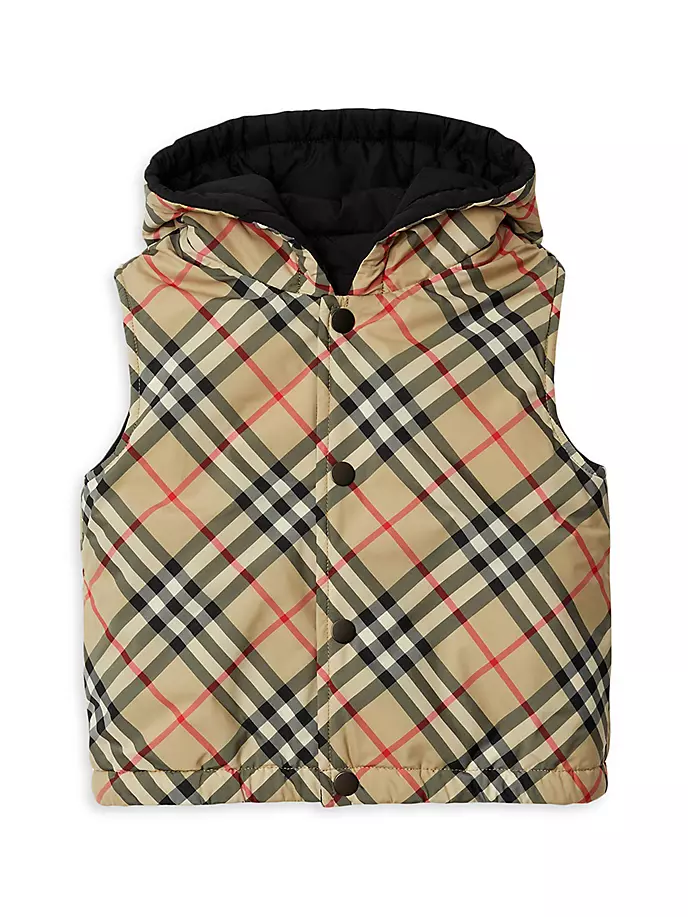 Двусторонний клетчатый жилет для малышей и маленьких детей Burberry, цвет archive beige check
Двусторонний клетчатый жилет для малышей и маленьких детей Burberry, цвет archive beige check
