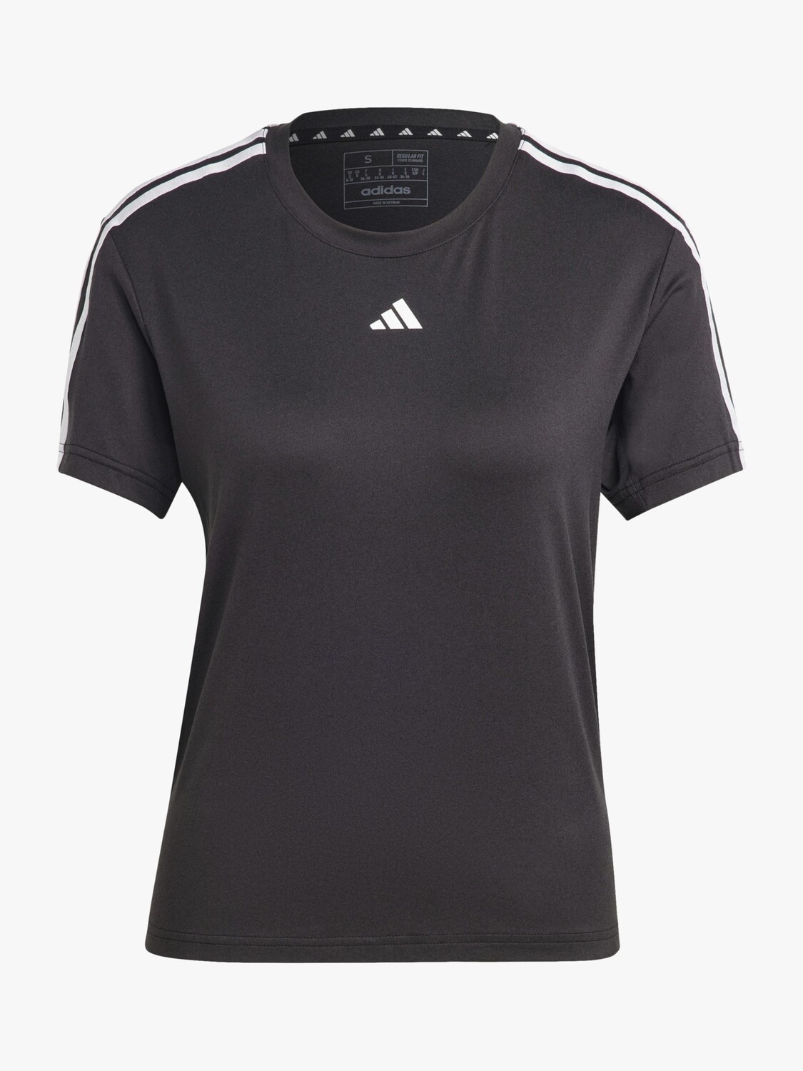 Спортивная футболка из переработанного материала с 3 полосками adidas Train Essentials, черный/белый
Спортивная футболка из переработанного материала с 3 полосками adidas Train Essentials, черный/белый