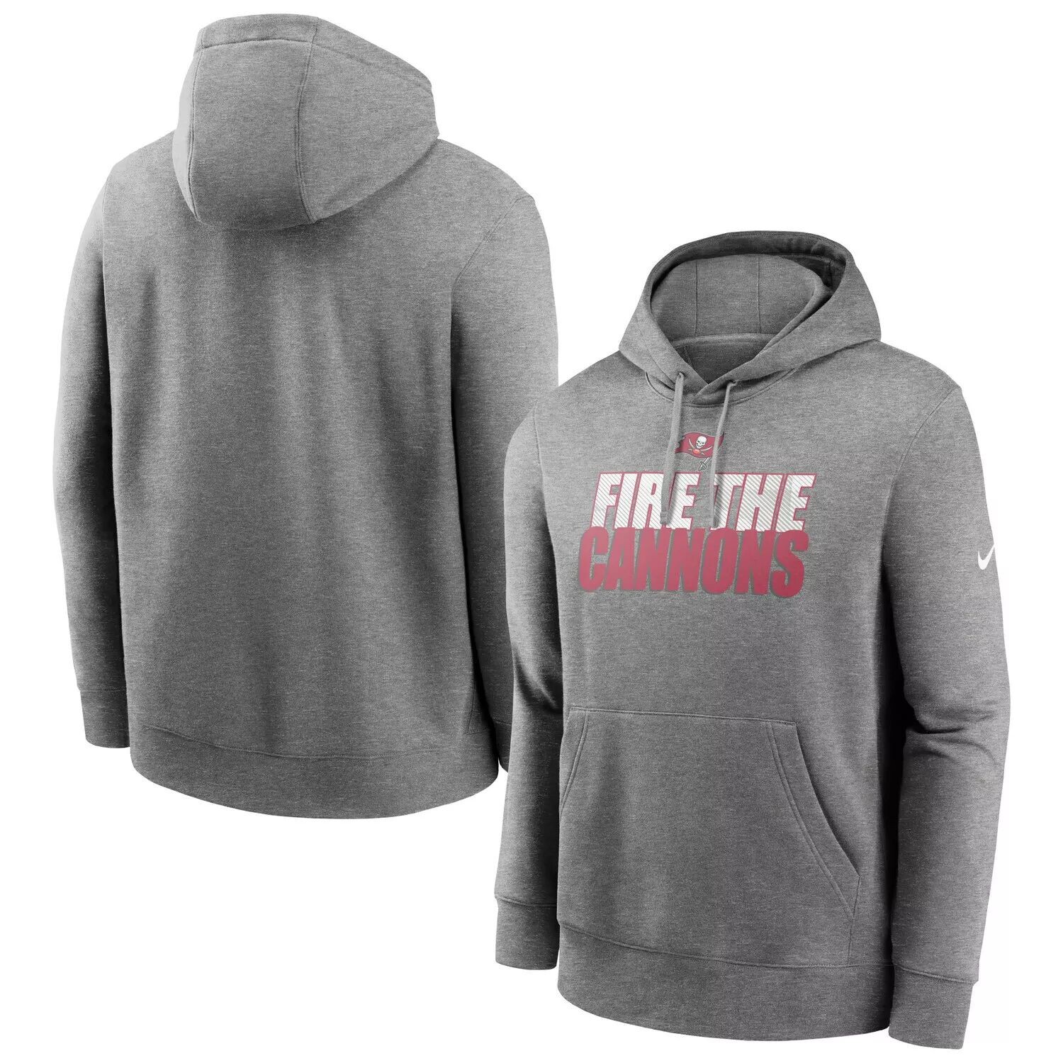 Мужской пуловер с капюшоном Nike Heathered Pewter Tampa Bay Buccaneers Fan Gear Local Club
Мужской пуловер с капюшоном Nike Heathered Pewter Tampa Bay Buccaneers Fan Gear Local Club