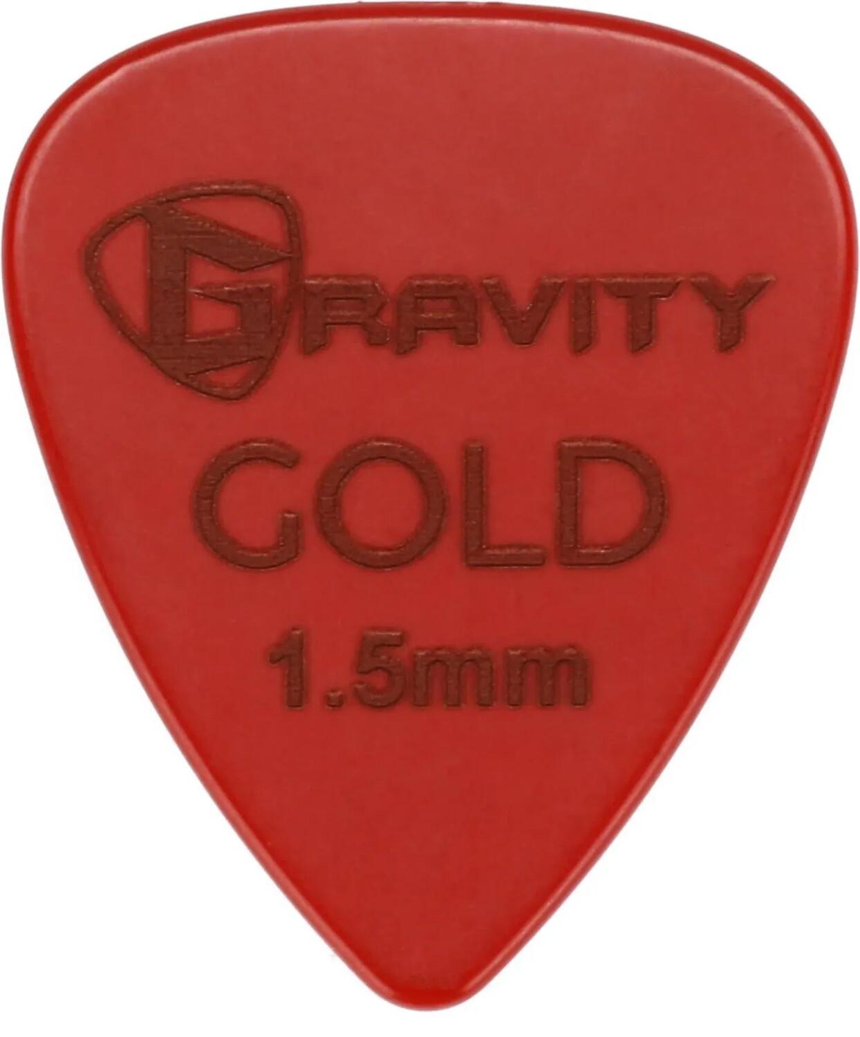 Gravity Picks Цветное золото Традиционный медиатор в виде каплевидной формы - красный 1,5 мм
Gravity Picks Цветное золото Традиционный медиатор в виде каплевидной формы - красный 1,5 мм