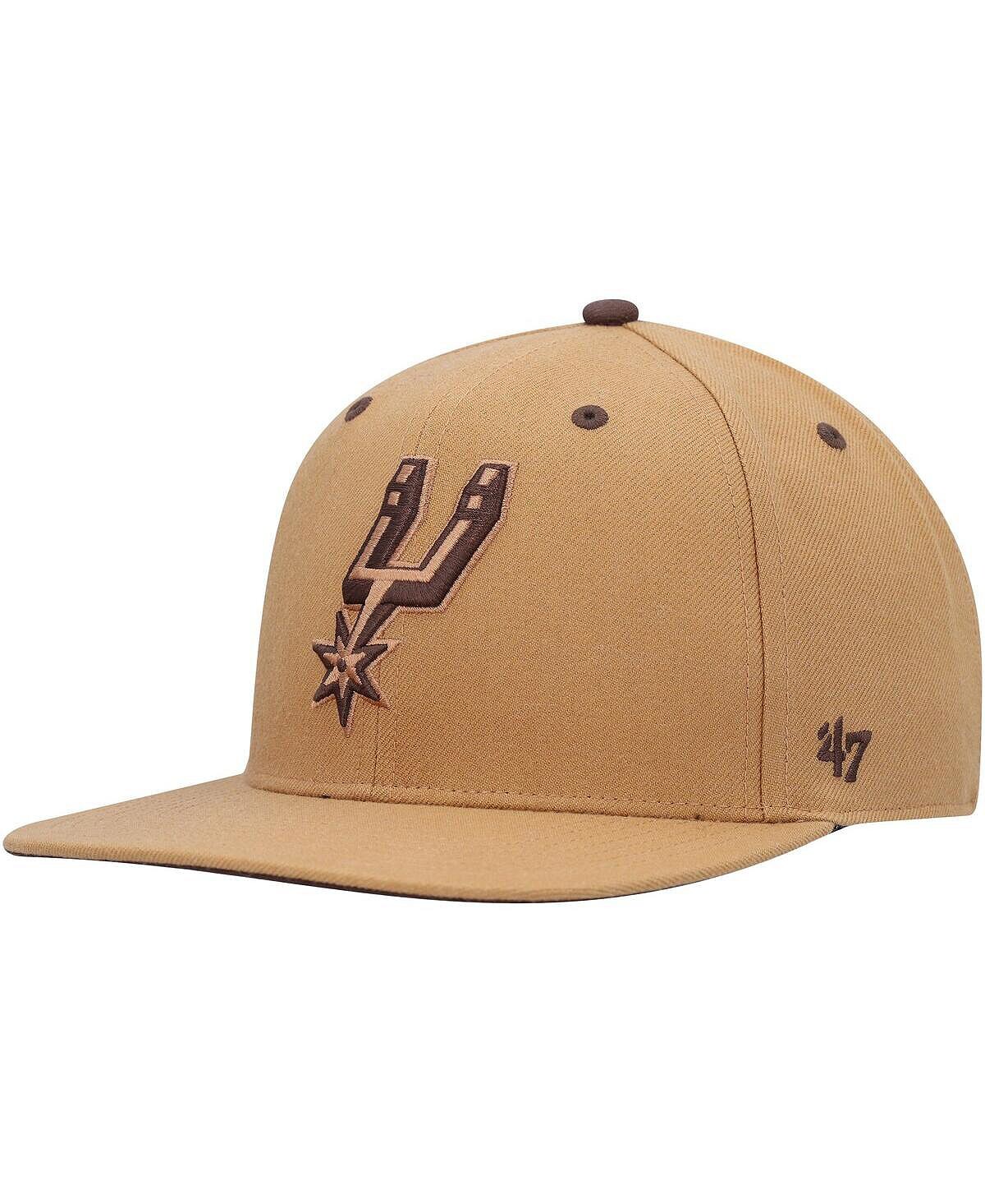 Мужская светло-коричневая кепка San Antonio Spurs Toffee Captain Snapback '47 Brand
Мужская светло-коричневая кепка San Antonio Spurs Toffee Captain Snapback '47 Brand