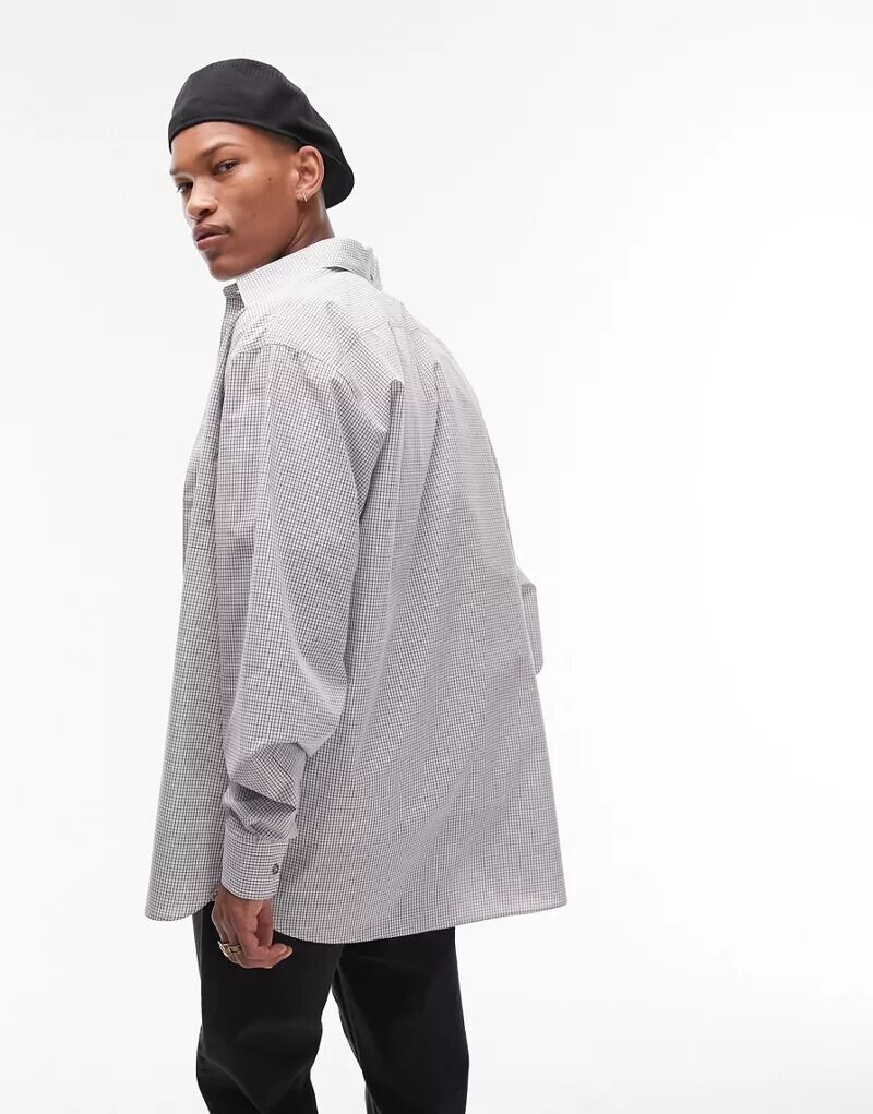 Супер-оверсайз-рубашка в яркую клетку с длинными рукавами Topman, Серый, Супер-оверсайз-рубашка в яркую клетку с длинными рукавами Topman
Супер-оверсайз-рубашка в яркую клетку с длинными рукавами Topman, Серый, Супер-оверсайз-рубашка в яркую клетку с длинными рукавами Topman