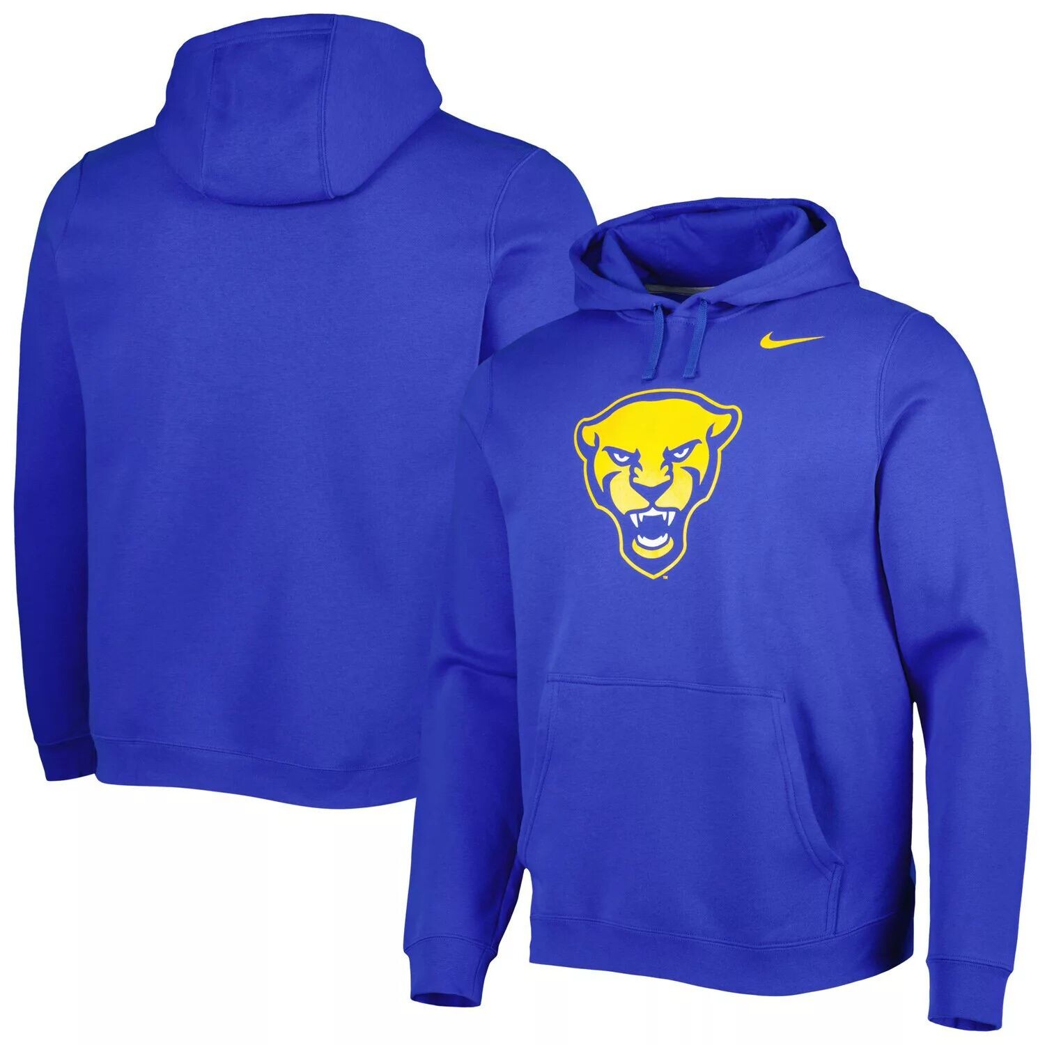 Мужской флисовый пуловер с капюшоном Nike Royal Pitt Panthers PANTHER Logo Club
Мужской флисовый пуловер с капюшоном Nike Royal Pitt Panthers PANTHER Logo Club