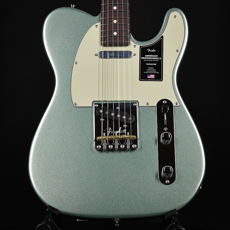 Электрогитара Fender American Professional II Telecaster Mystic Surf Green Rosewood Fingerboard 2023
Электрогитара Fender American Professional II Telecaster Mystic Surf Green Rosewood Fingerboard 2023
