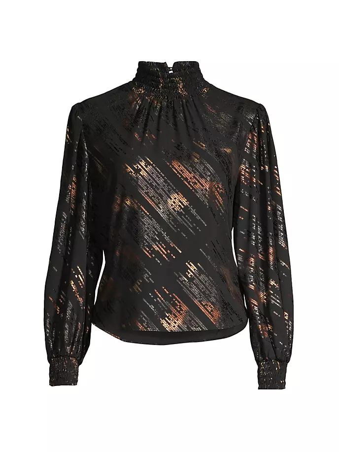 Блузка с присборенным воротником в стиле Heavy Metal Donna Karan New York, черный
Блузка с присборенным воротником в стиле Heavy Metal Donna Karan New York, черный