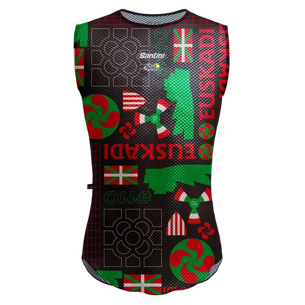 Базовый слой без рукавов Santini Tour de France Official Grand Depart Pais Vasco 2023, разноцветный
Базовый слой без рукавов Santini Tour de France Official Grand Depart Pais Vasco 2023, разноцветный