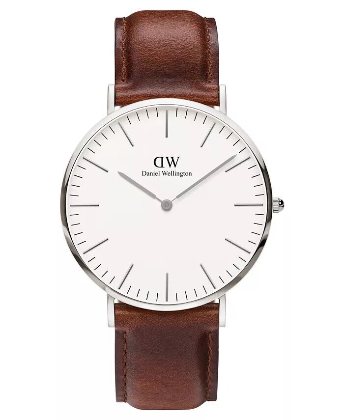 Мужские классические коричневые кожаные часы Saint Mawes 40 мм Daniel Wellington, коричневый
Мужские классические коричневые кожаные часы Saint Mawes 40 мм Daniel Wellington, коричневый