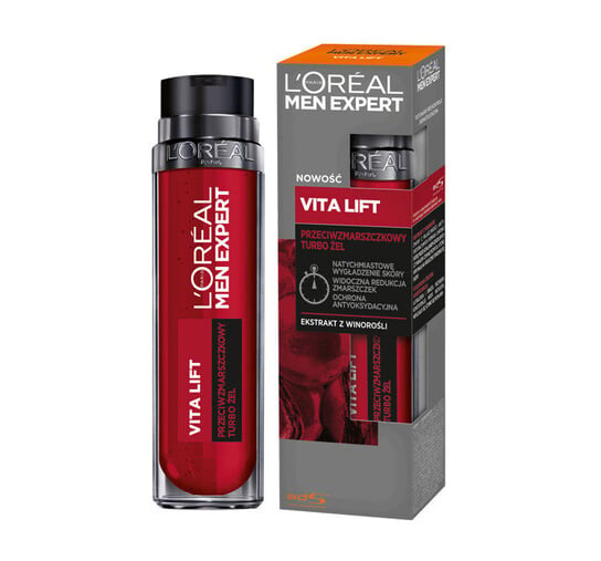 Турбогель против морщин, 50 мл L'oreal Paris, Men Expert Vita Lift, L'oréal Paris
Турбогель против морщин, 50 мл L'oreal Paris, Men Expert Vita Lift, L'oréal Paris