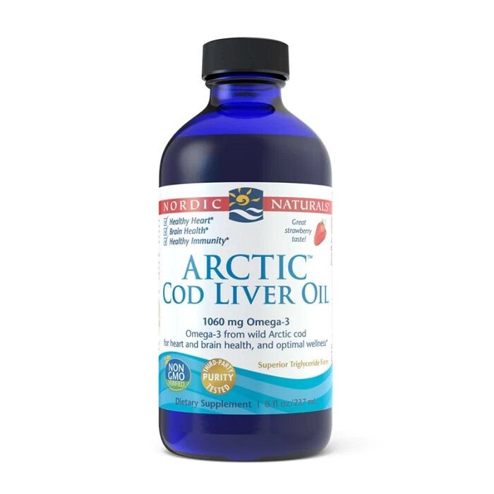 Жидкий рыбий жир Nordic Naturals Arctic Cod Liver Oil 1060 Mg Strawberry, 237 мл
Жидкий рыбий жир Nordic Naturals Arctic Cod Liver Oil 1060 Mg Strawberry, 237 мл