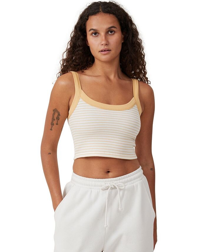 Женский топ на бретельках Willa Waffle COTTON ON, цвет Chloe Stripe Porcelain, Gold Rush
Женский топ на бретельках Willa Waffle COTTON ON, цвет Chloe Stripe Porcelain, Gold Rush