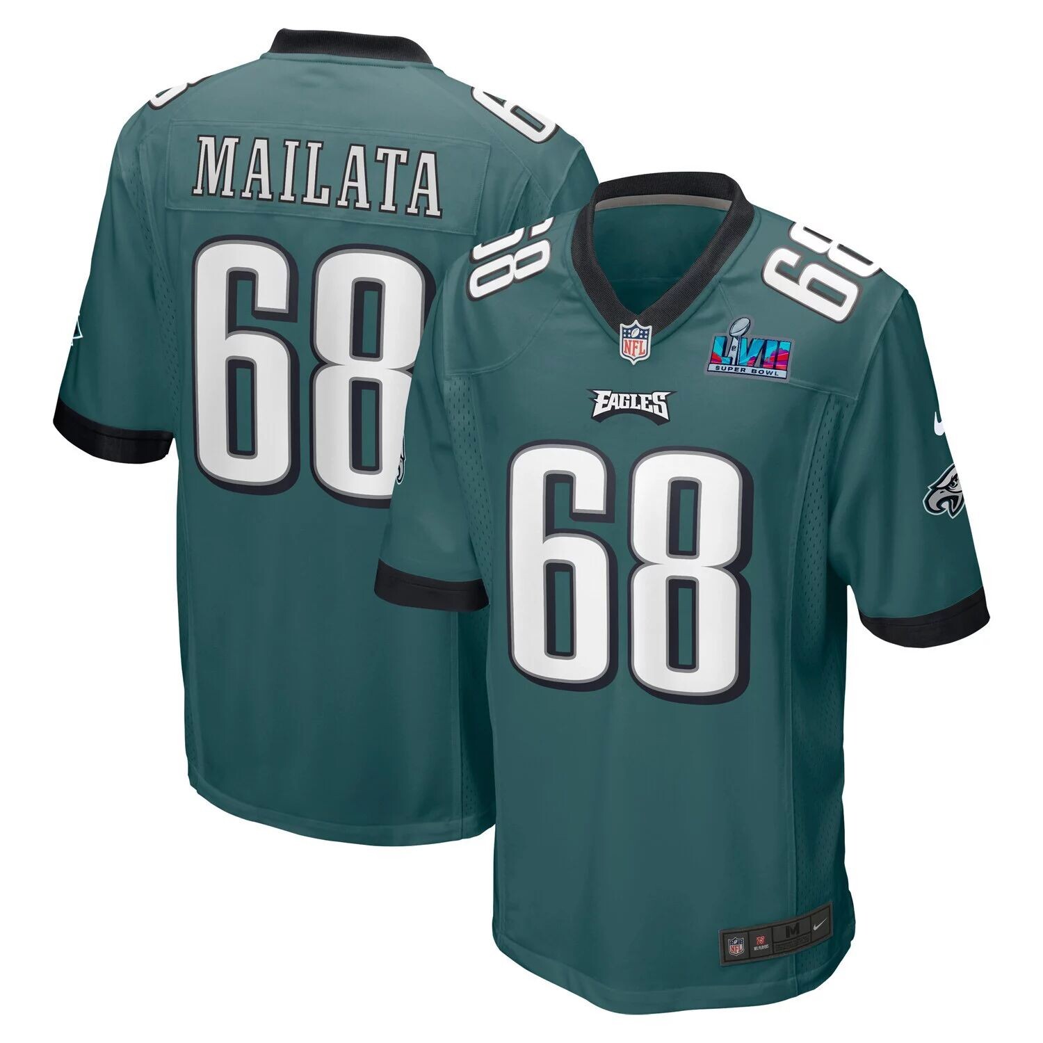 Мужская игровая майка Jordan Mailata Midnight Green Philadelphia Eagles Super Bowl LVII с нашивкой Nike
Мужская игровая майка Jordan Mailata Midnight Green Philadelphia Eagles Super Bowl LVII с нашивкой Nike
