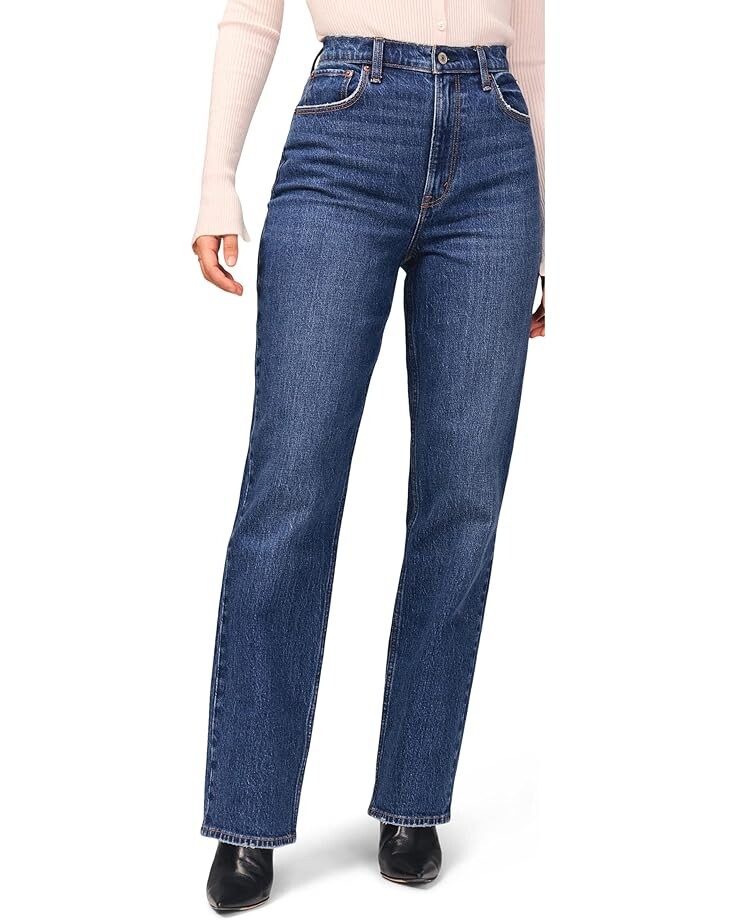 Джинсы Abercrombie & Fitch Curve Love Ultra High Rise 90s Straight Jean, цвет Dark Clean
Джинсы Abercrombie & Fitch Curve Love Ultra High Rise 90s Straight Jean, цвет Dark Clean