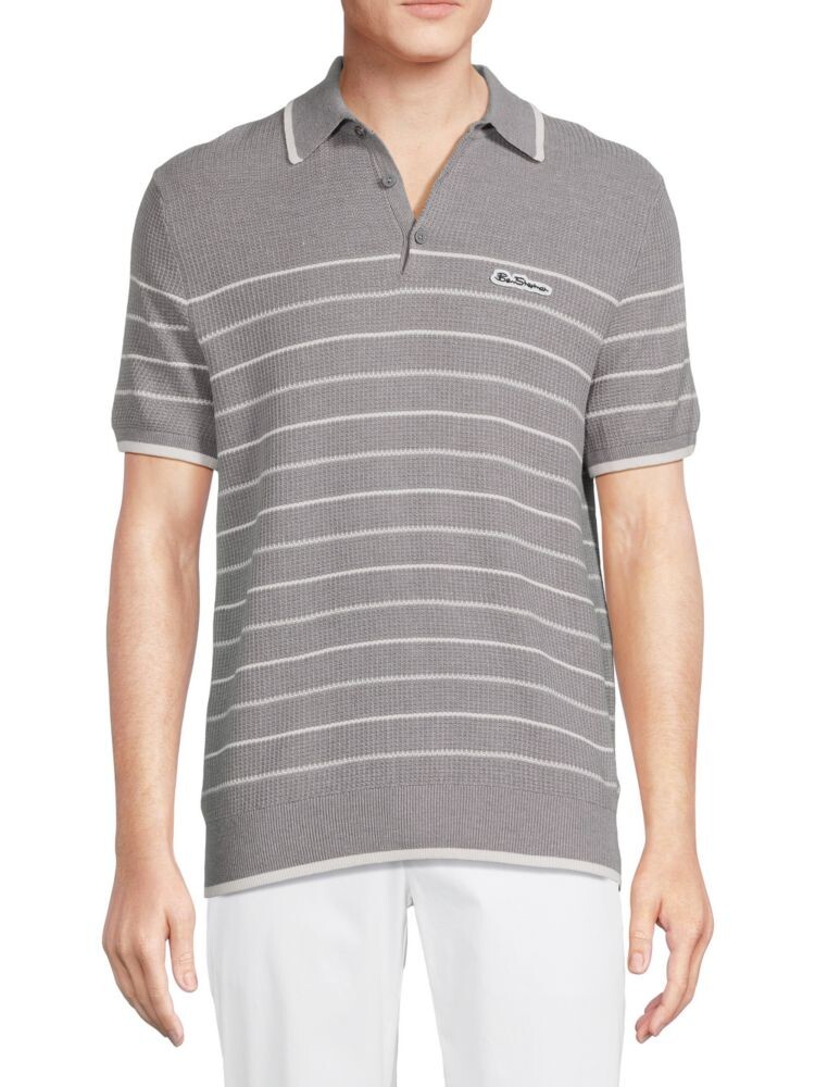 Полосатая рубашка-поло вафельной вязки с кончиками Ben Sherman, цвет Grey Heather
Полосатая рубашка-поло вафельной вязки с кончиками Ben Sherman, цвет Grey Heather