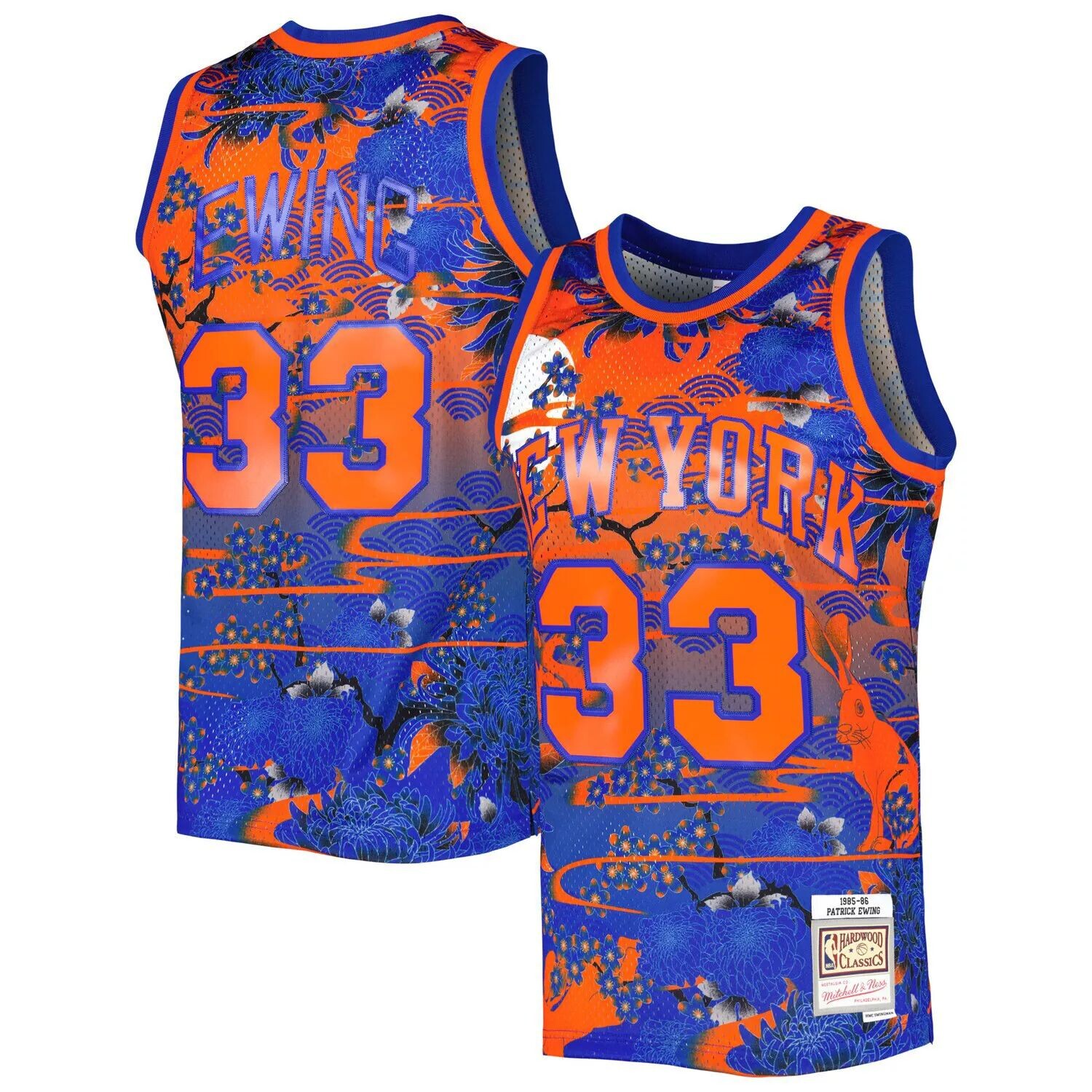 Мужская футболка Mitchell & Ness Патрик Юинг синего цвета New York Knicks Hardwood Classics Lunar New Year Swingman Jersey
Мужская футболка Mitchell & Ness Патрик Юинг синего цвета New York Knicks Hardwood Classics Lunar New Year Swingman Jersey