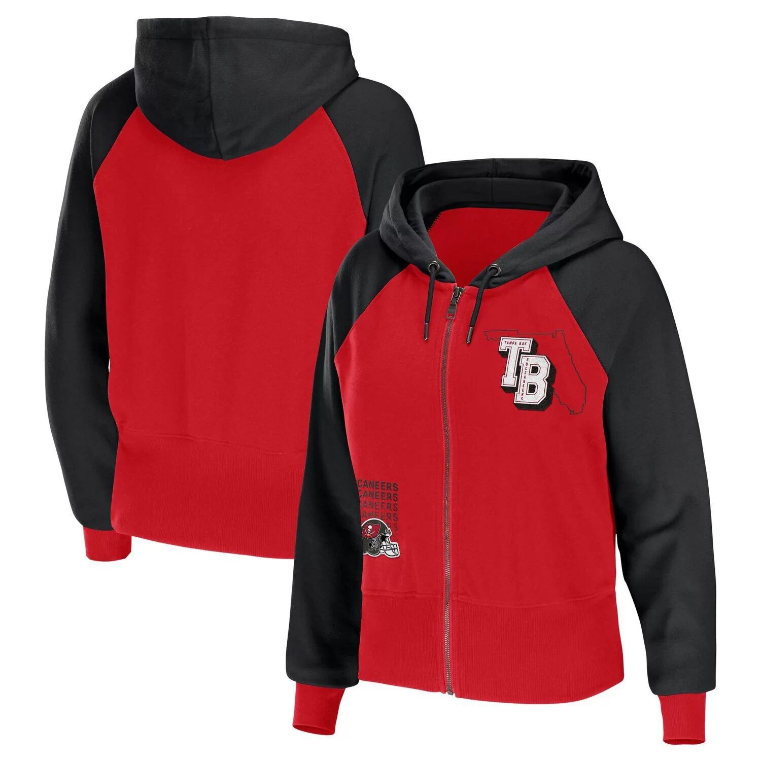 Женская WEAR by Erin Andrews Красная толстовка с молнией во всю длину Tampa Bay Buccaneers с цветными блоками, Красный
Женская WEAR by Erin Andrews Красная толстовка с молнией во всю длину Tampa Bay Buccaneers с цветными блоками, Красный