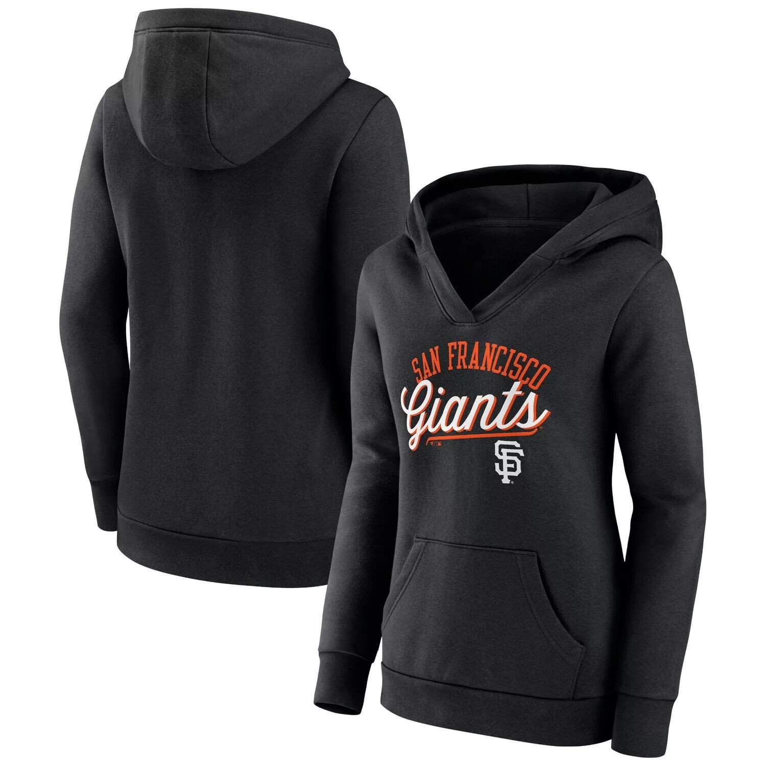 Женский черный пуловер с капюшоном Fanatics San Francisco Giants Simplicity Crossover с v-образным вырезом Fanatics
Женский черный пуловер с капюшоном Fanatics San Francisco Giants Simplicity Crossover с v-образным вырезом Fanatics