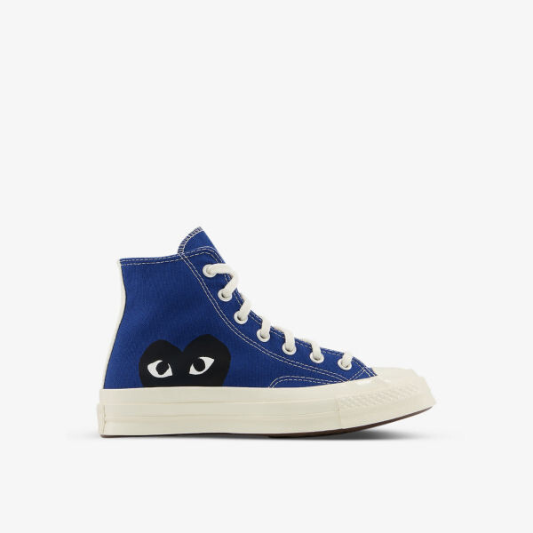 Высокие кеды Comme des Garçons PLAY x Converse из ткани 70-х годов Comme des Garçons, синий
Высокие кеды Comme des Garçons PLAY x Converse из ткани 70-х годов Comme des Garçons, синий