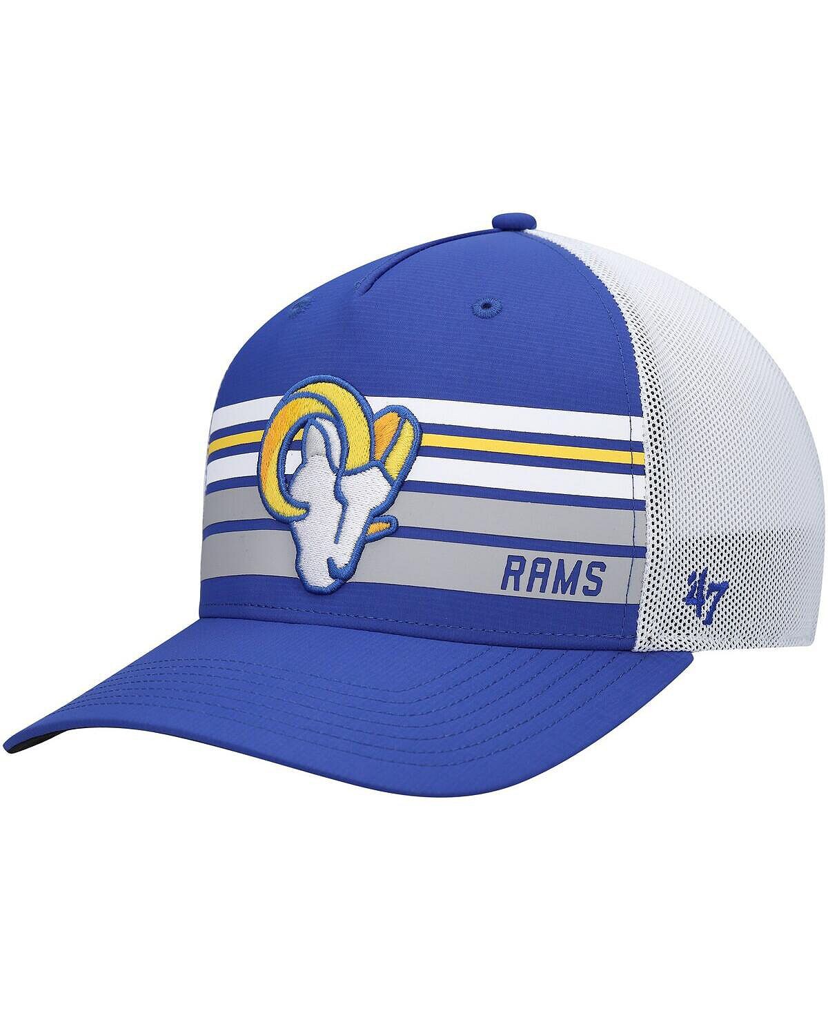 Мужская королевско-белая кепка Los Angeles Rams Altitude II MVP Trucker Snapback '47 Brand
Мужская королевско-белая кепка Los Angeles Rams Altitude II MVP Trucker Snapback '47 Brand