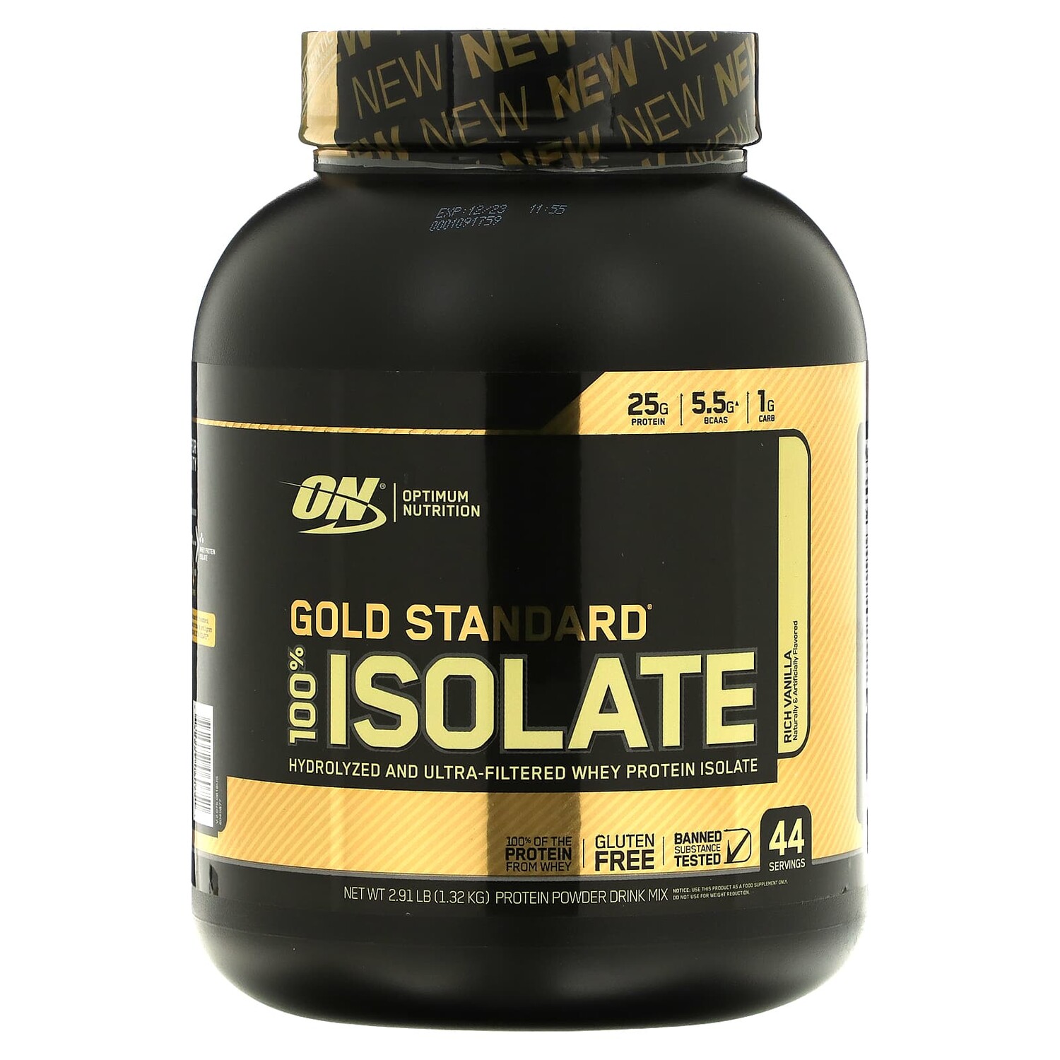 Gold Standard, 100% изолят, со вкусом ванили, 1,32 кг (2,91 фунта), Optimum Nutrition
Gold Standard, 100% изолят, со вкусом ванили, 1,32 кг (2,91 фунта), Optimum Nutrition