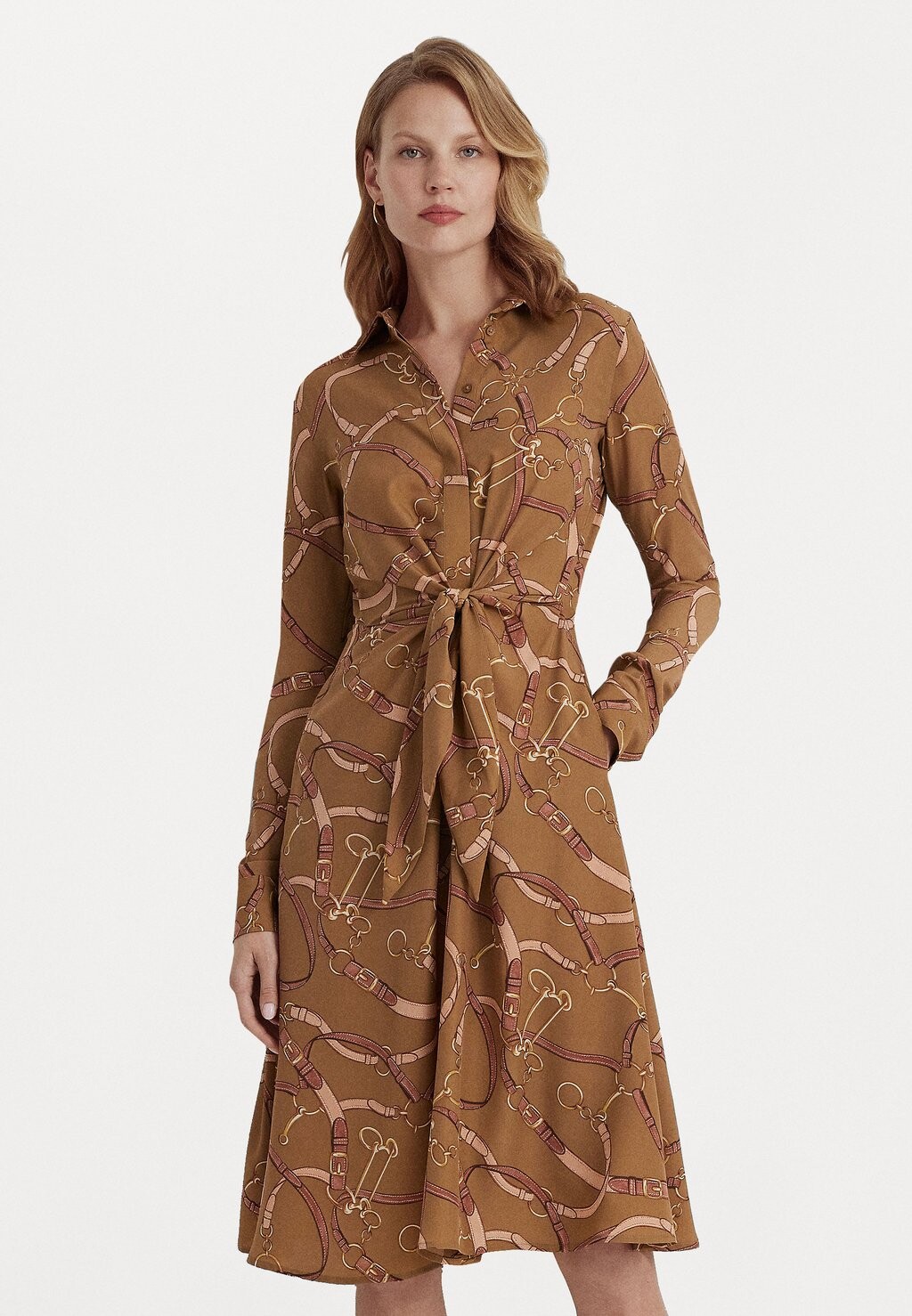 Платье Camisero Lauren Ralph Lauren KAHWELL LONG SLEEVE DAY DRESS, цвет camel multi
Платье Camisero Lauren Ralph Lauren KAHWELL LONG SLEEVE DAY DRESS, цвет camel multi