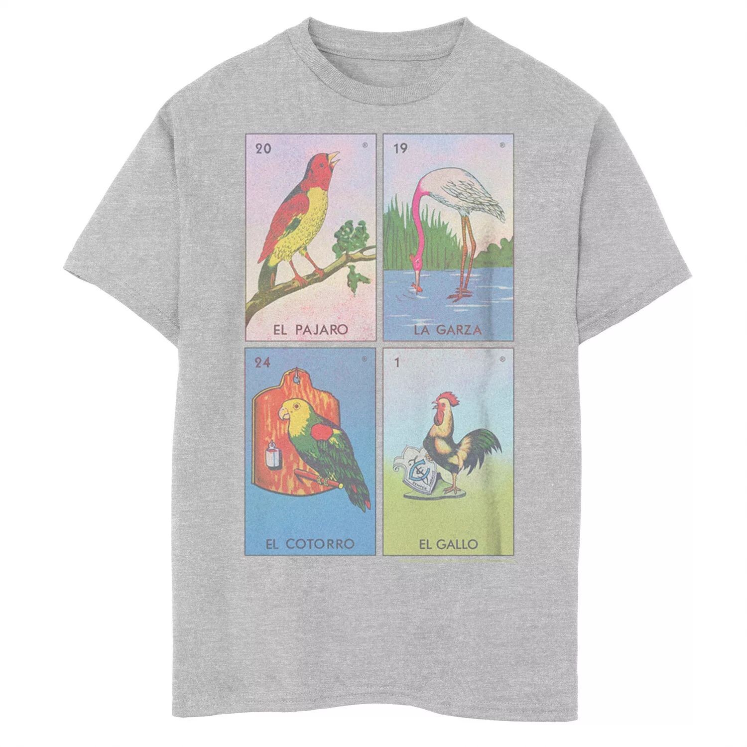 Футболка с плакатом и графическим изображением Lotería Birds для мальчиков 8–20 лет Licensed Character
Футболка с плакатом и графическим изображением Lotería Birds для мальчиков 8–20 лет Licensed Character