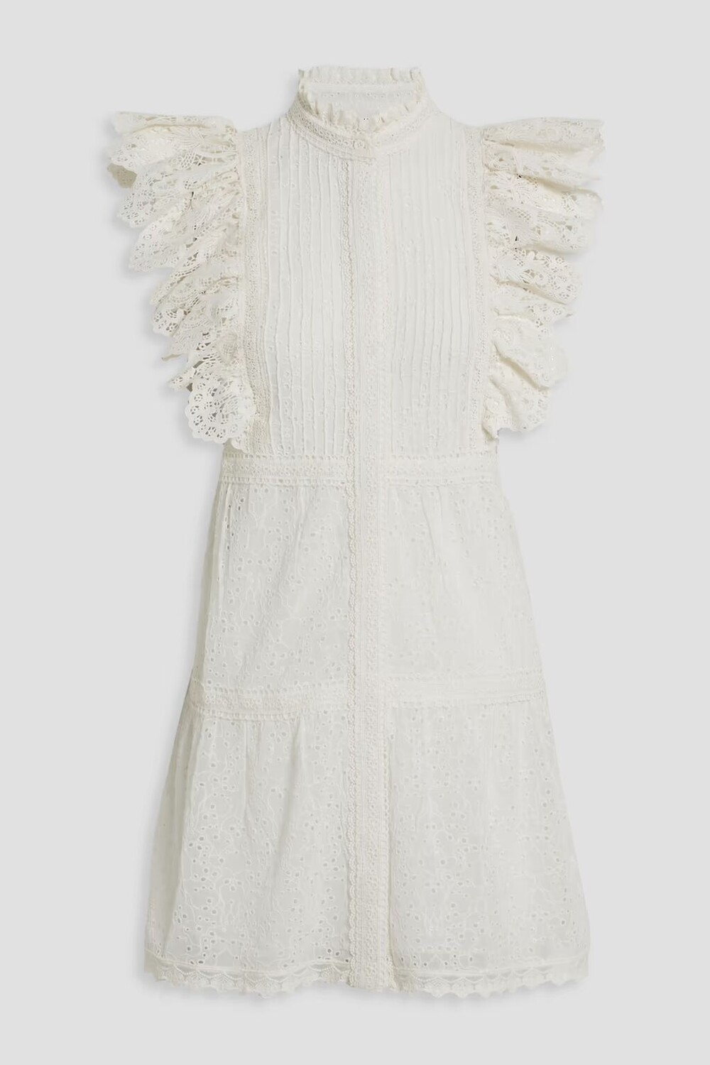 Платье мини Pimmy из английской вышивки с защипами Alice + Olivia, цвет Off-white
Платье мини Pimmy из английской вышивки с защипами Alice + Olivia, цвет Off-white