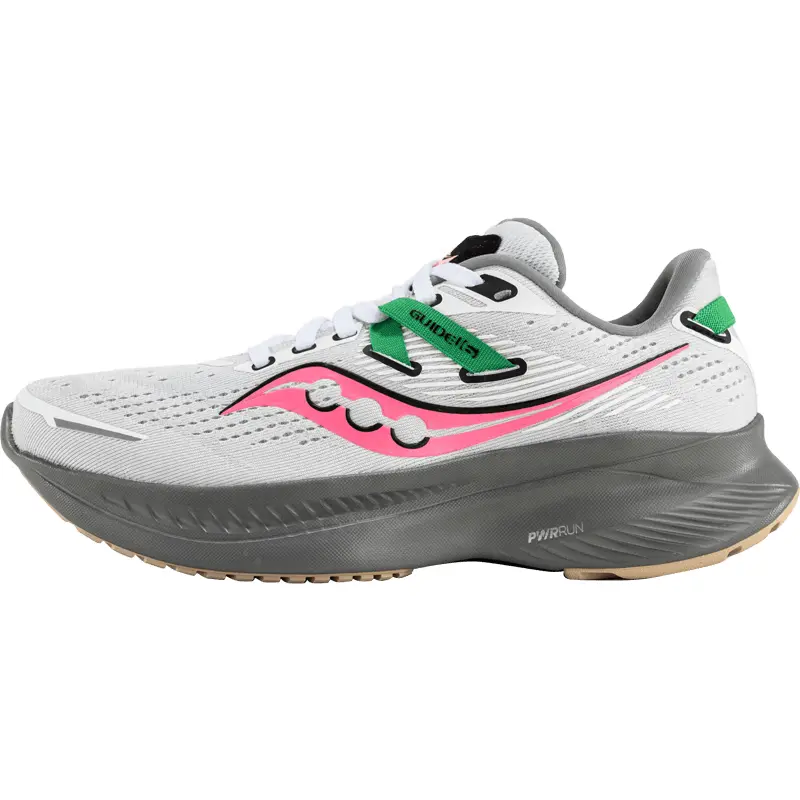 Кроссовки амортизирующие женские Saucony Guide 16 Oasis тренировочные, белый / серый
Кроссовки амортизирующие женские Saucony Guide 16 Oasis тренировочные, белый / серый