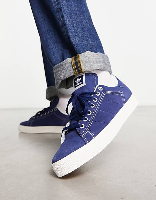 Темно-синие кроссовки adidas Originals Stan Smith CS с контрастной строчкой, Синий
Темно-синие кроссовки adidas Originals Stan Smith CS с контрастной строчкой, Синий