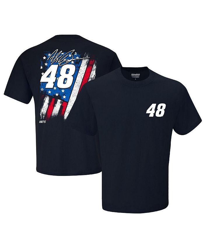 Мужская темно-синяя эксклюзивная футболка с флагом в тон от Alex Bowman Hendrick Motorsports Team Collection, синий
Мужская темно-синяя эксклюзивная футболка с флагом в тон от Alex Bowman Hendrick Motorsports Team Collection, синий