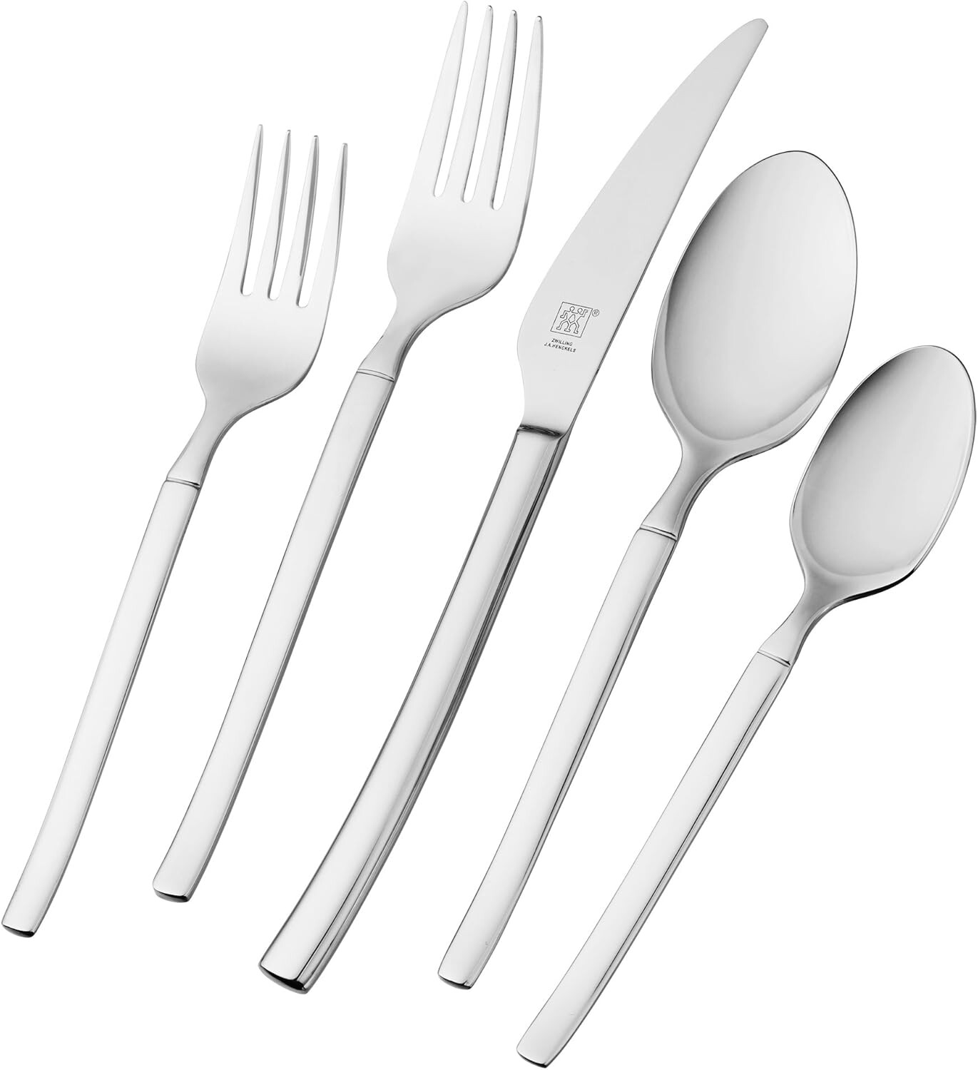Набор столовых приборов ZWILLING Premier Series Opus из 45 предметов из нержавеющей стали - изготовлен из стали специальной формулы, проверенной почти 300 лет, можно мыть в посудомоечной машине, срок службы - 8, Silver
Набор столовых приборов ZWILLING Premier Series Opus из 45 предметов из нержавеющей стали - изготовлен из стали специальной формулы, проверенной почти 300 лет, можно мыть в посудомоечной машине, срок службы - 8, Silver