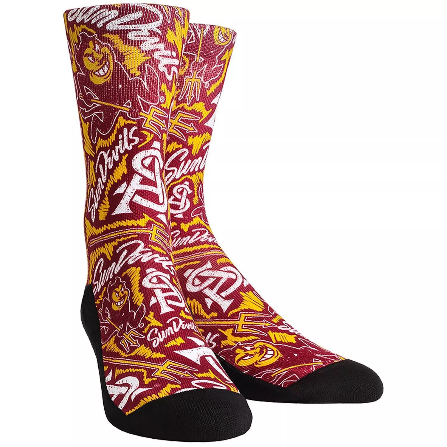 Молодежные носки Rock Em Носки штата Аризона Sun Devils с логотипом Sketch Crew Socks Unbranded
Молодежные носки Rock Em Носки штата Аризона Sun Devils с логотипом Sketch Crew Socks Unbranded