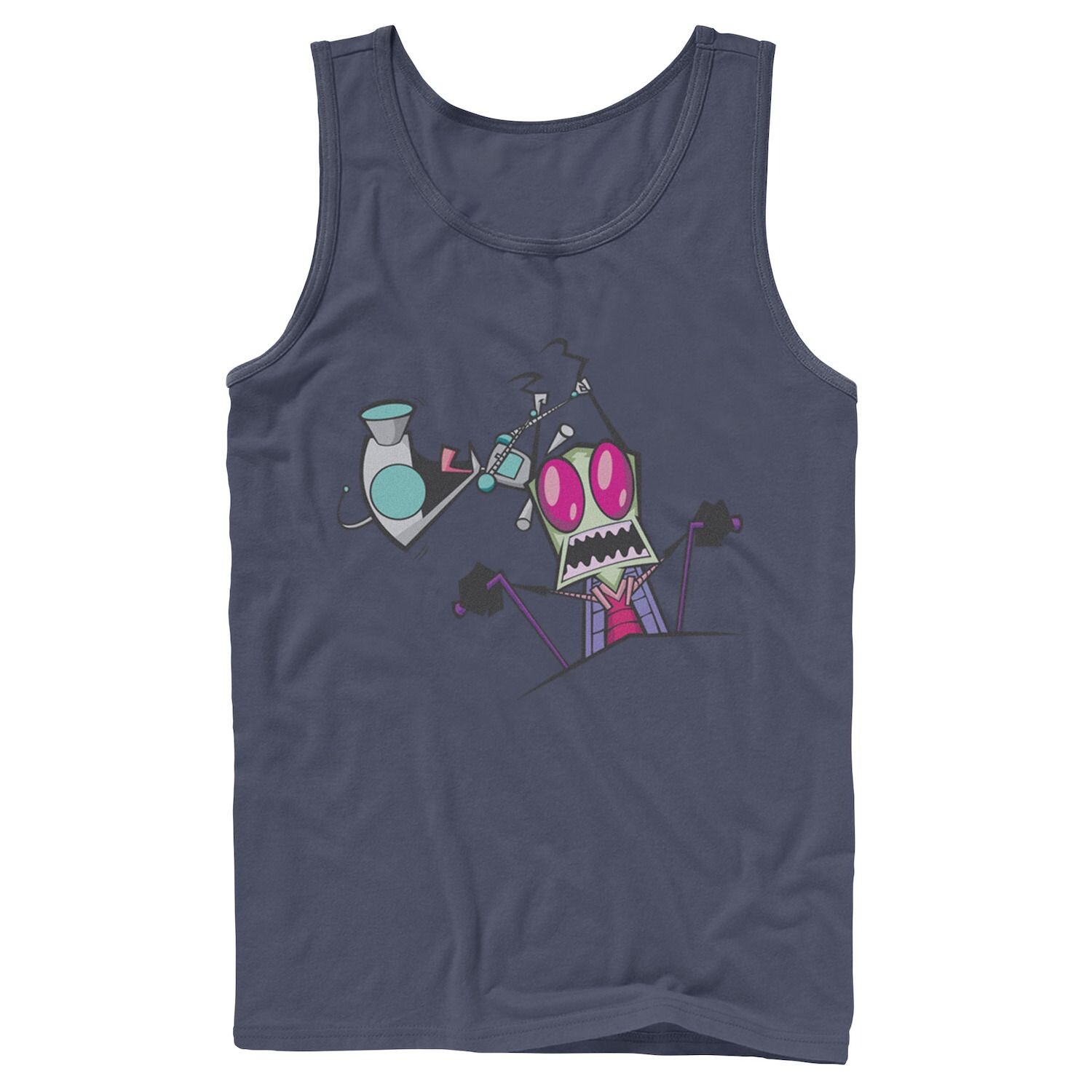 Мужская майка Nickelodeon Invader Zim Gir Pulling Zim's Antennas с портретным рисунком и графикой
Мужская майка Nickelodeon Invader Zim Gir Pulling Zim's Antennas с портретным рисунком и графикой