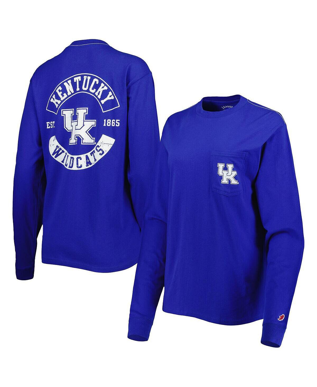 Женская футболка большого размера с длинными рукавами и карманами Royal Kentucky Wildcats League Collegiate Wear
Женская футболка большого размера с длинными рукавами и карманами Royal Kentucky Wildcats League Collegiate Wear