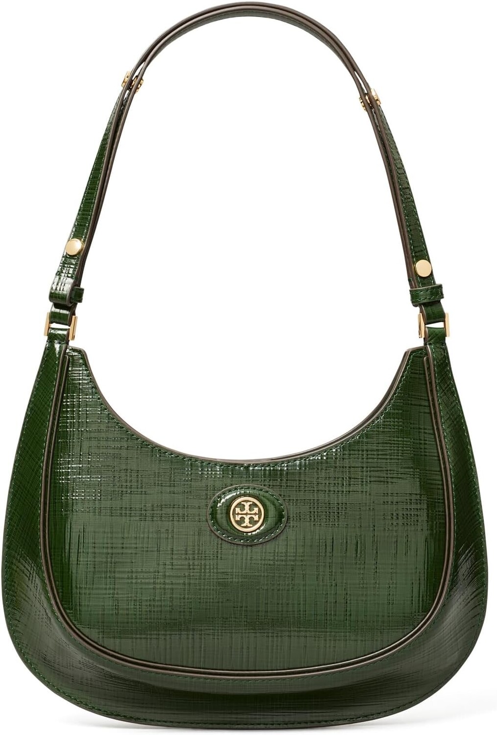 Сумка через плечо Tory Burch Robinson Crosshatched Convertible Crescent Bag, цвет Evergreen
Сумка через плечо Tory Burch Robinson Crosshatched Convertible Crescent Bag, цвет Evergreen