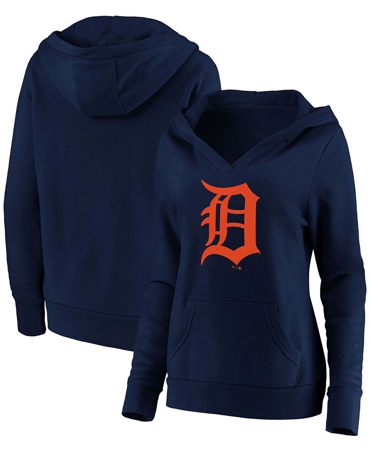 Плюс размер Темно-синий пуловер с капюшоном и официальным логотипом Detroit Tigers с v-образным вырезом Fanatics, темно-синий
Плюс размер Темно-синий пуловер с капюшоном и официальным логотипом Detroit Tigers с v-образным вырезом Fanatics, темно-синий