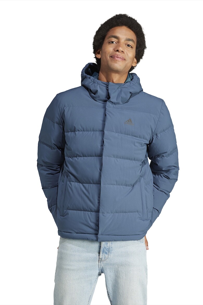 Helionic водонепроницаемая зимняя куртка на пуховом наполнителе Adidas Sportswear, синий
Helionic водонепроницаемая зимняя куртка на пуховом наполнителе Adidas Sportswear, синий