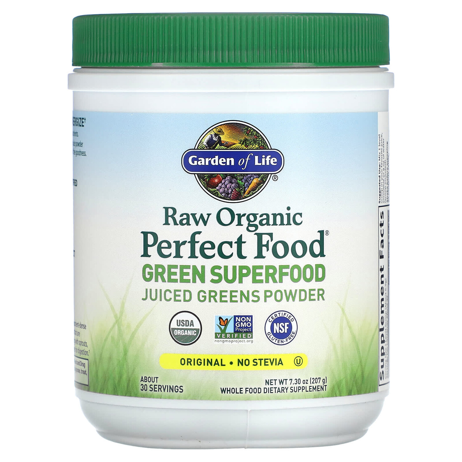 Raw Organic Perfect Food, растительный суперпродукт, оригинальный вкус, 209 г (7,4 унции), Garden of Life
Raw Organic Perfect Food, растительный суперпродукт, оригинальный вкус, 209 г (7,4 унции), Garden of Life