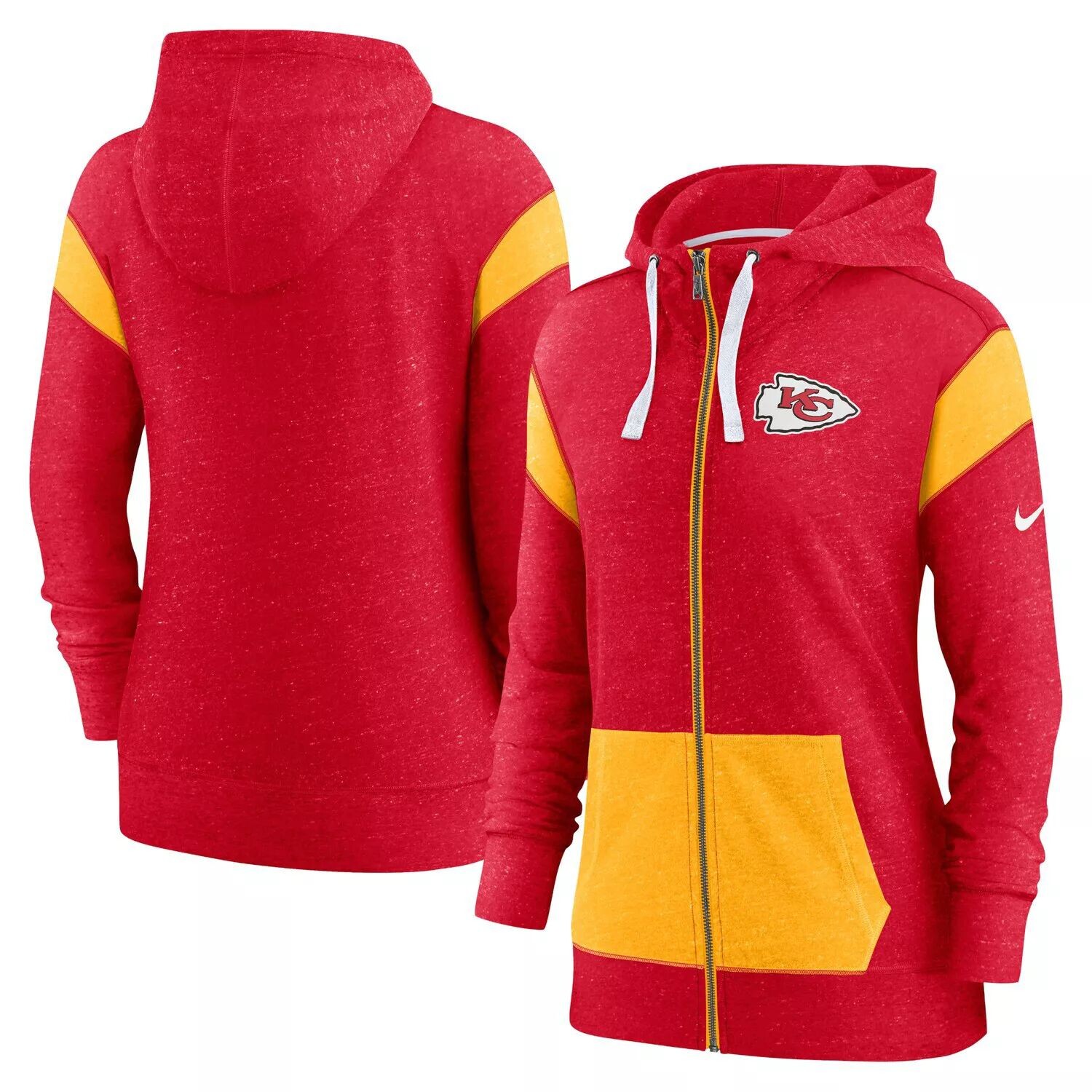 Женская худи с молнией во всю длину Nike Red/Gold Kansas City Chiefs Monaco Nike
Женская худи с молнией во всю длину Nike Red/Gold Kansas City Chiefs Monaco Nike