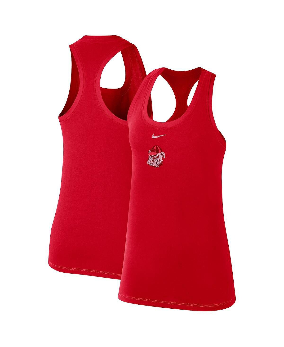 Женская майка Red Georgia Bulldogs Varsity Stack Vault Racerback с круглым вырезом Nike, красный
Женская майка Red Georgia Bulldogs Varsity Stack Vault Racerback с круглым вырезом Nike, красный