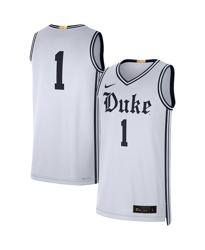 Мужское аутентичное джерси белого цвета от бренда №1 Duke Blue Devils Limited Jordan, цвет White
Мужское аутентичное джерси белого цвета от бренда №1 Duke Blue Devils Limited Jordan, цвет White