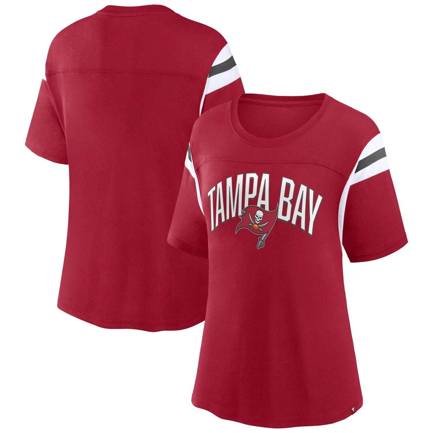 Женская красная футболка с полосками Fanatics Tampa Bay Buccaneers Earned Stripes Fanatics, Красный
Женская красная футболка с полосками Fanatics Tampa Bay Buccaneers Earned Stripes Fanatics, Красный