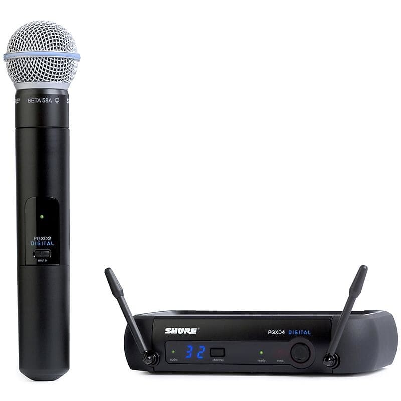 Беспроводная система Shure PGXD24/BETA58 Wireless Microphone System with Beta 58A (Band X8: 902 - 928 MHz)
Беспроводная система Shure PGXD24/BETA58 Wireless Microphone System with Beta 58A (Band X8: 902 - 928 MHz)