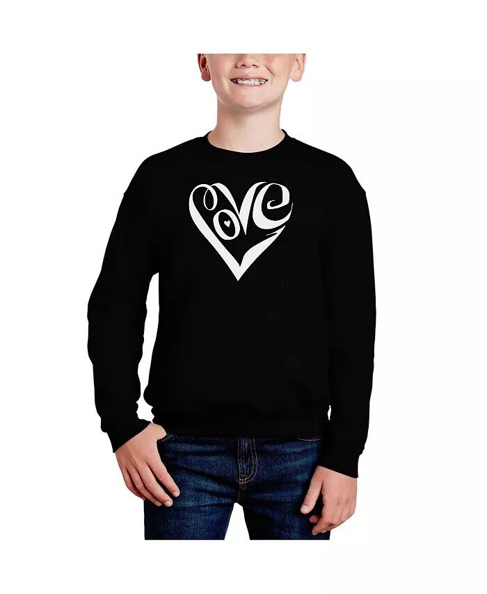 Script Love Heart — толстовка с круглым вырезом Big Boy's Word Art La Pop Art, синий
Script Love Heart — толстовка с круглым вырезом Big Boy's Word Art La Pop Art, синий