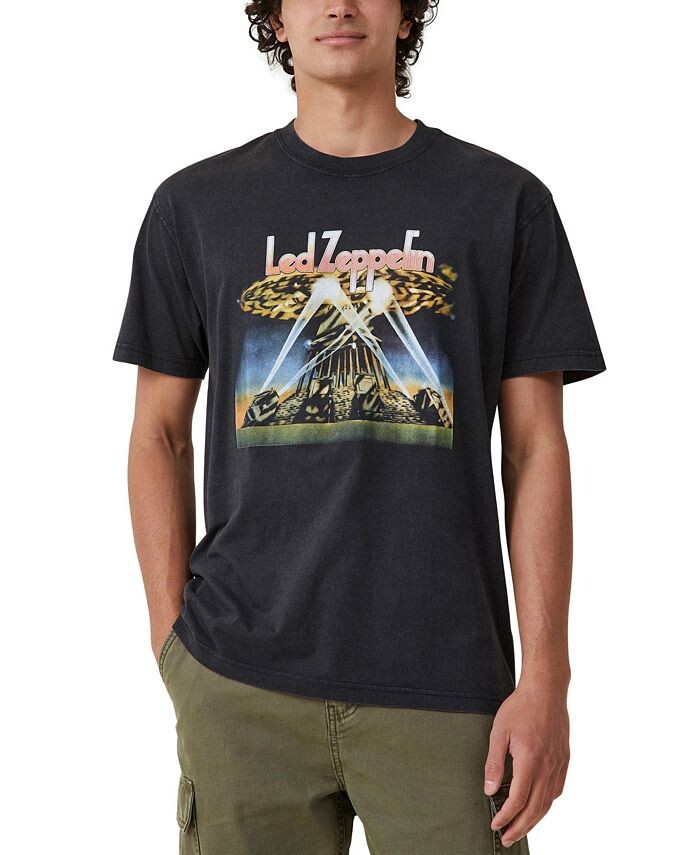 Мужская музыкальная футболка свободного кроя премиум-класса COTTON ON, цвет Pro Black, Led Zeppelin - Overhead
Мужская музыкальная футболка свободного кроя премиум-класса COTTON ON, цвет Pro Black, Led Zeppelin - Overhead