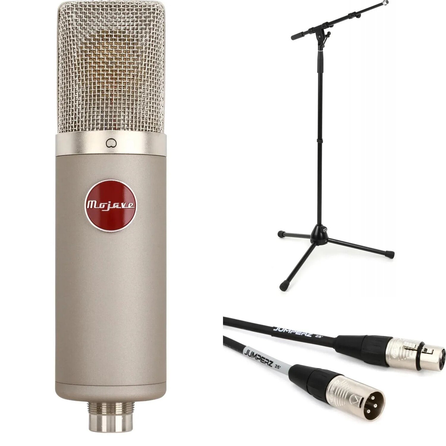 Комплект лампового конденсаторного микрофона Mojave Audio MA-200 с большой диафрагмой, подставкой и кабелем — сатинированный никель
Комплект лампового конденсаторного микрофона Mojave Audio MA-200 с большой диафрагмой, подставкой и кабелем — сатинированный никель